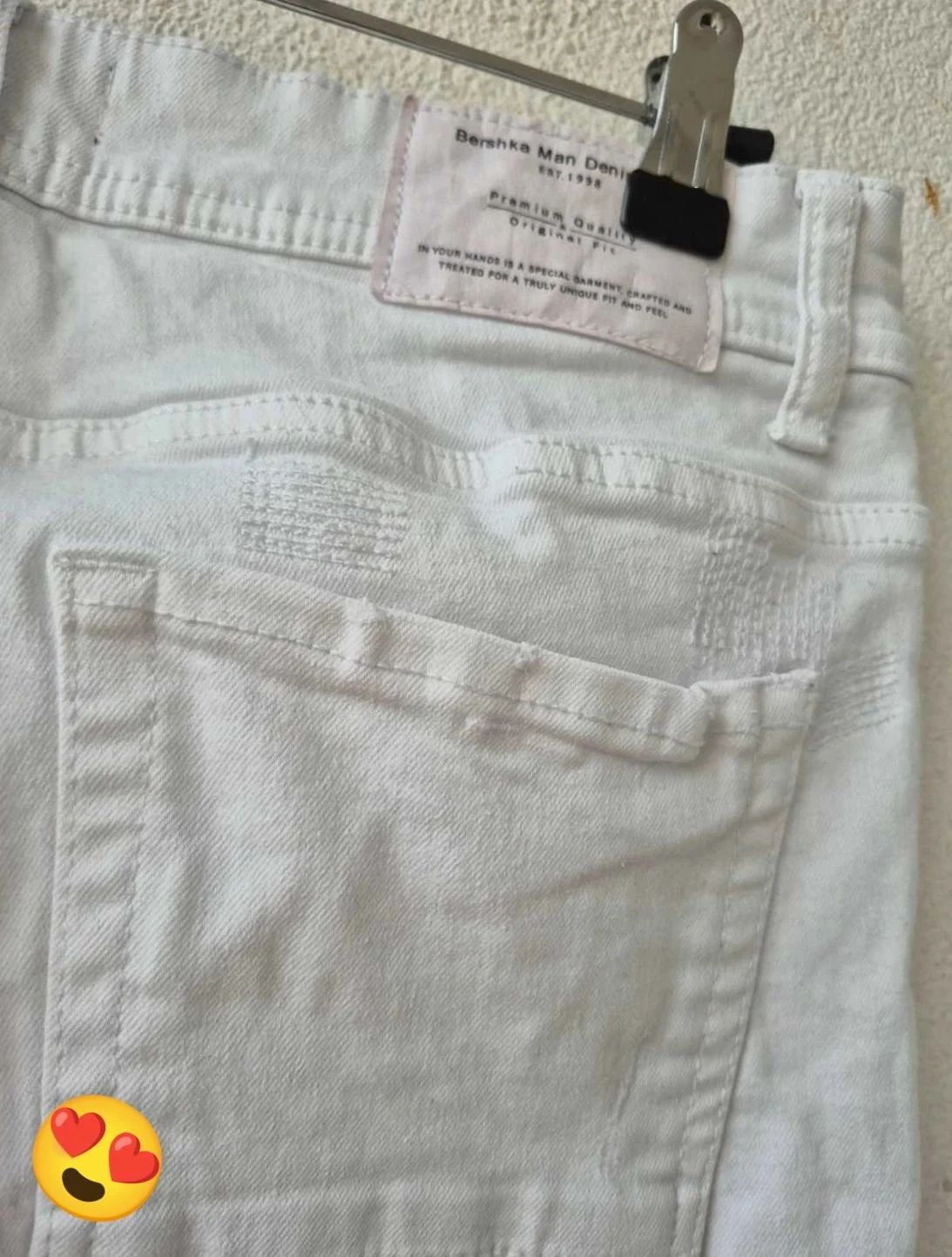 Jean skinny fit blanco liso – photo 7
